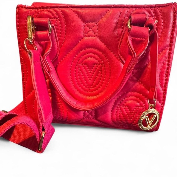Valentino Orlandi Handbags - VALENTINO ORLANDI Barbie Pink Quilted Handbag Crossbody